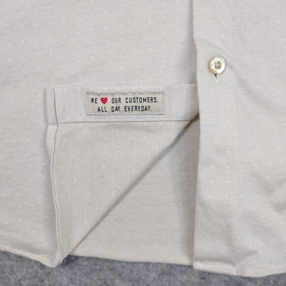 Scotch And Soda Shirt Men's Sz S Ivory Slim Fit Occasion Button Down All Cotton - Picture 5 of 16